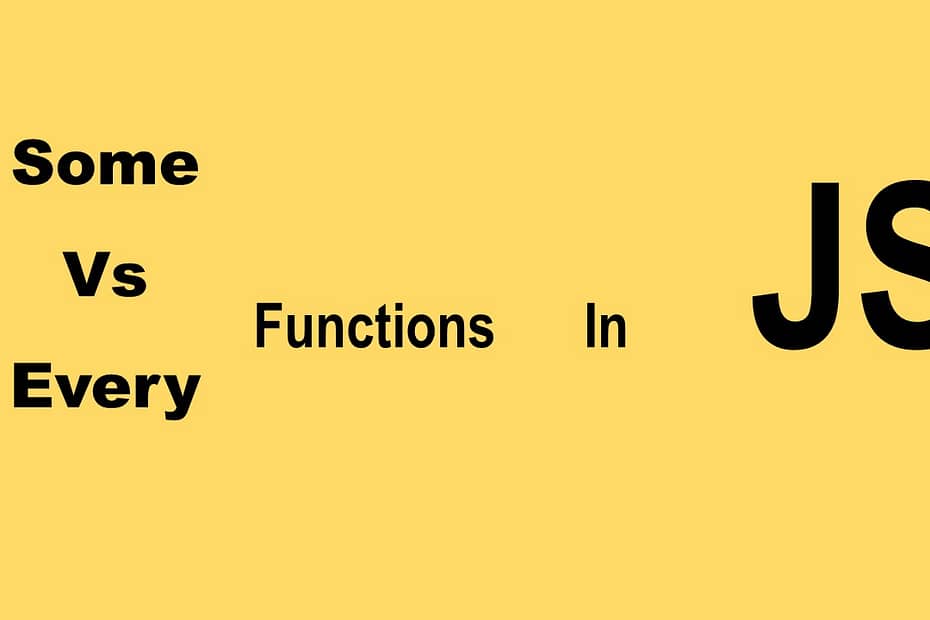 some and every functions in javascript